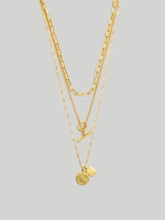 Madewell Jewelry - Madewell Toggle Chain Necklace Set